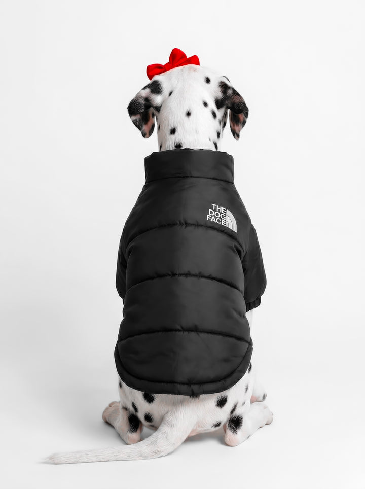 THE DOG FACE Puffer Jacket - Black