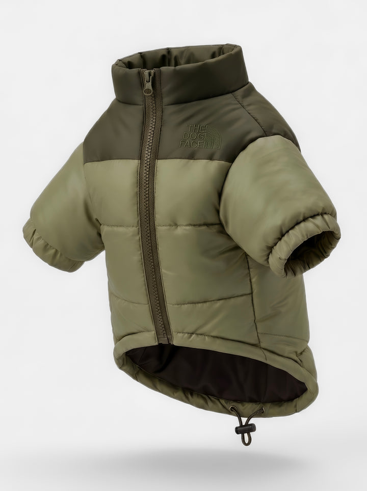 THE DOG FACE Puffer Jacket - Peanut Butter