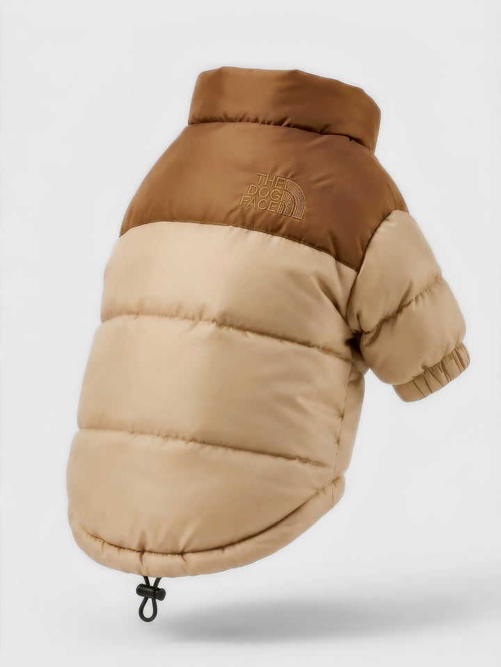 THE DOG FACE Puffer Jacket - Peanut Butter