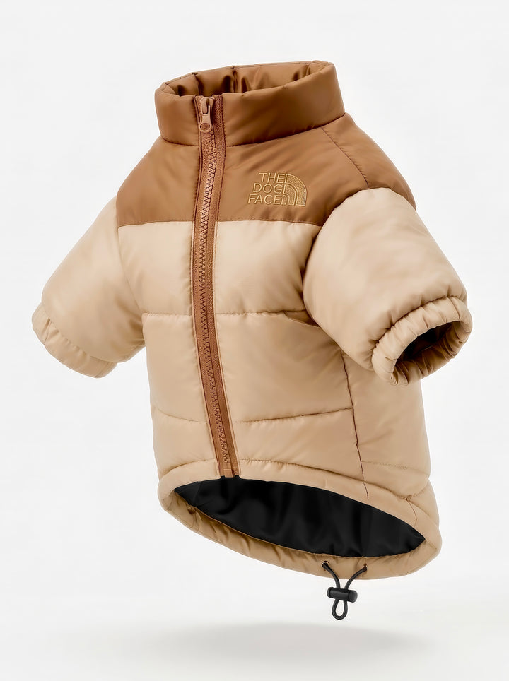 THE DOG FACE Puffer Jacket - Peanut Butter
