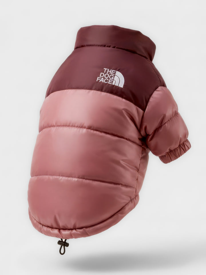 THE DOG FACE Puffer Jacket - Burgundy