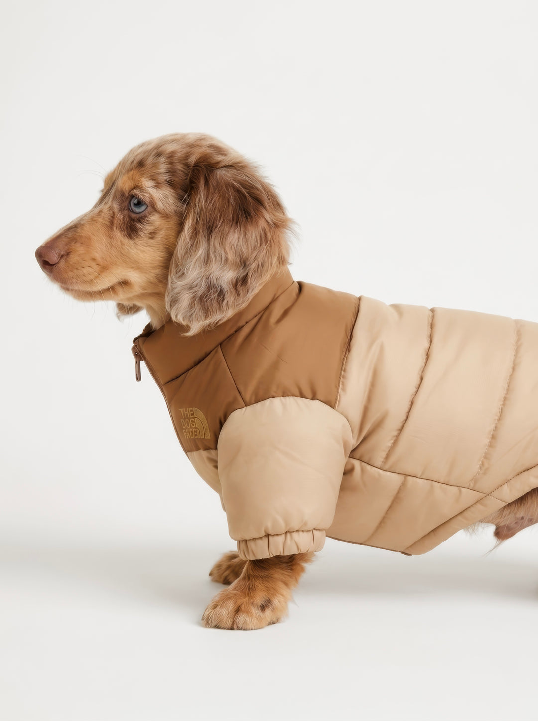 THE DOG FACE Puffer Jacket - Peanut Butter