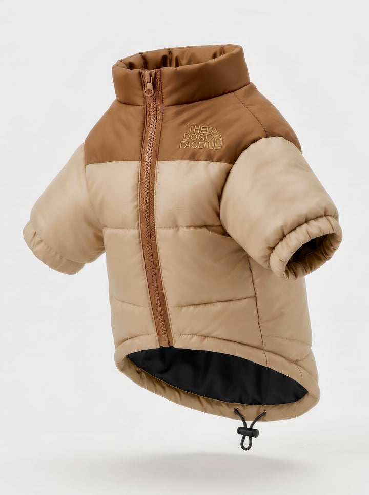 THE DOG FACE Puffer Jacket - Peanut Butter