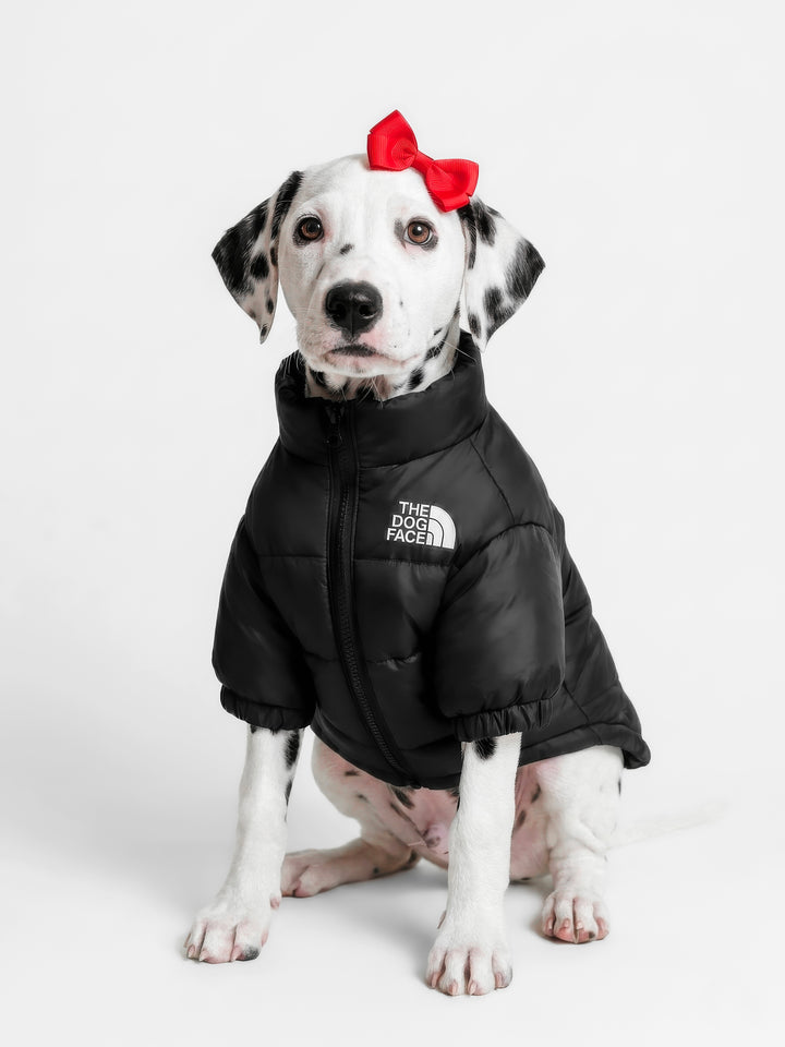 THE DOG FACE Puffer Jacket - Black