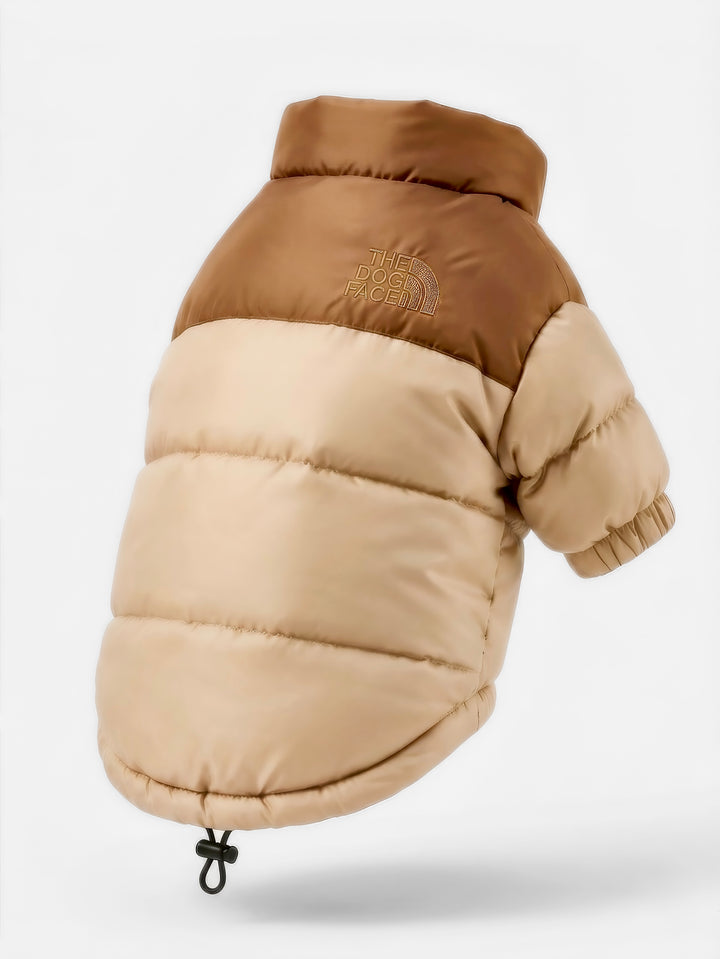 THE DOG FACE Puffer Jacket - Peanut Butter